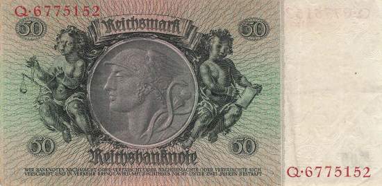 50 Mark 1933 ro.175a D/Q